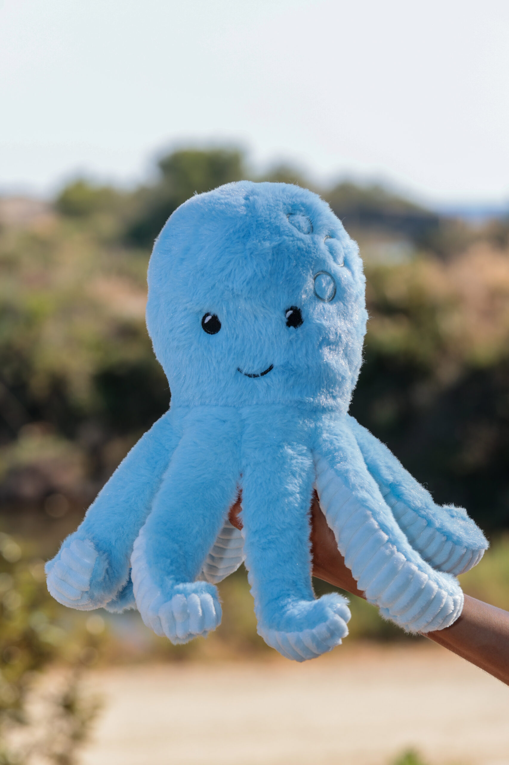 Peluche Poulpe bleu